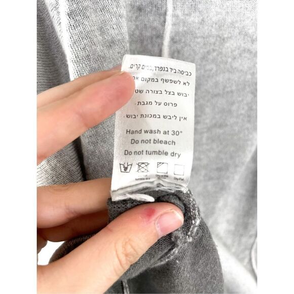 Ronen Chen Grey Batwing Lightweight Sweater Size 1 (S) - Picture 10 of 10